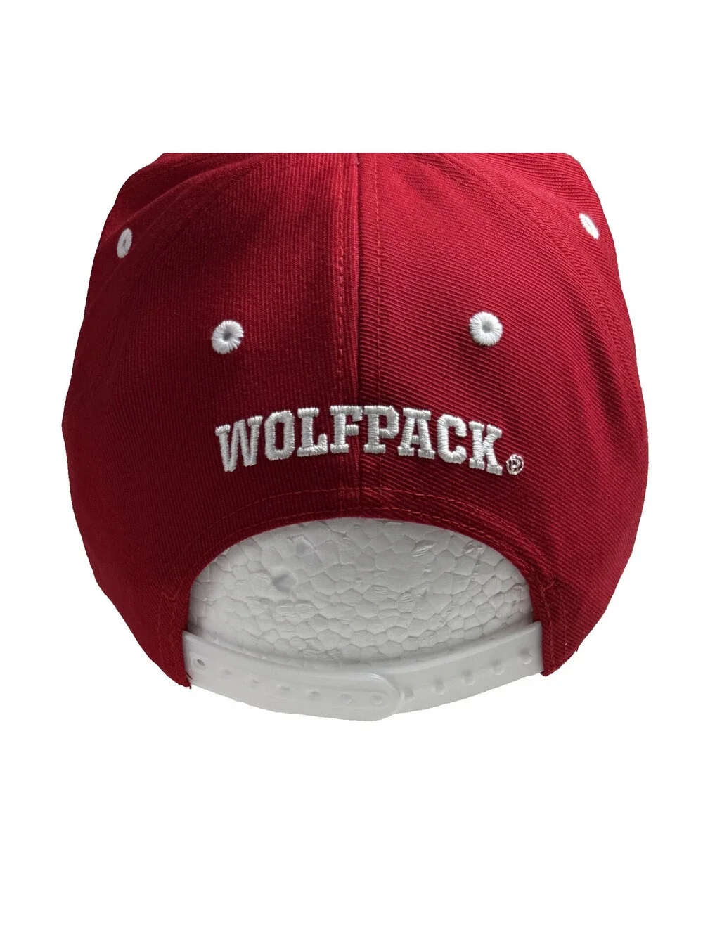 Adidas NC State Wolfpack Red A Frame Snapback Hat NEW